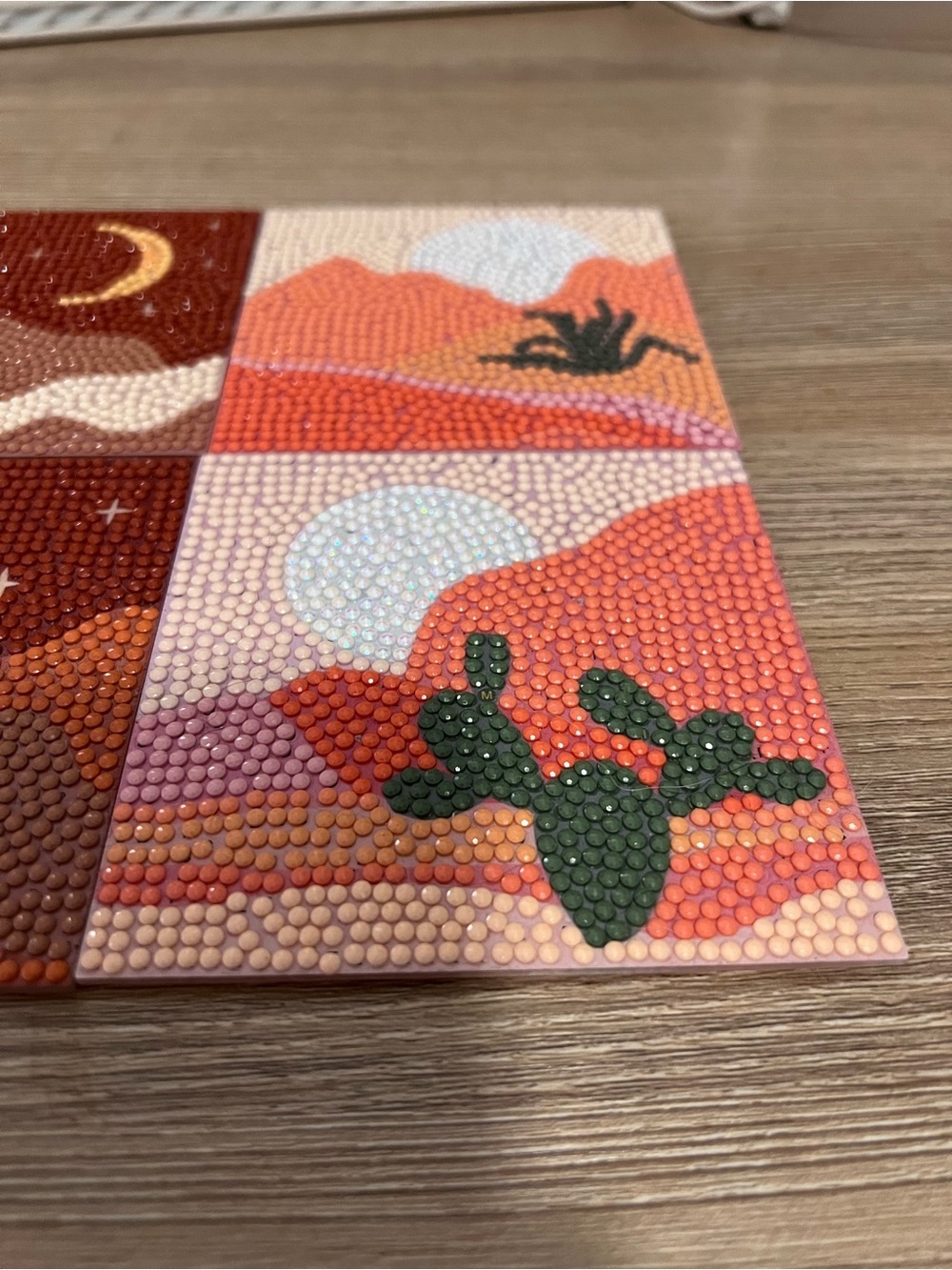 Boho Desert Diamond Art Coaster Set – Set of 4 - Picture 3 of 4